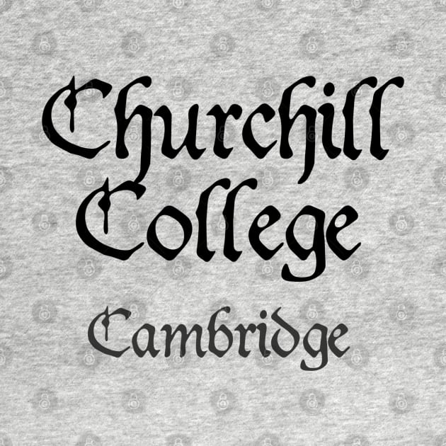 Cambridge Churchill College Medieval University by RetroGeek